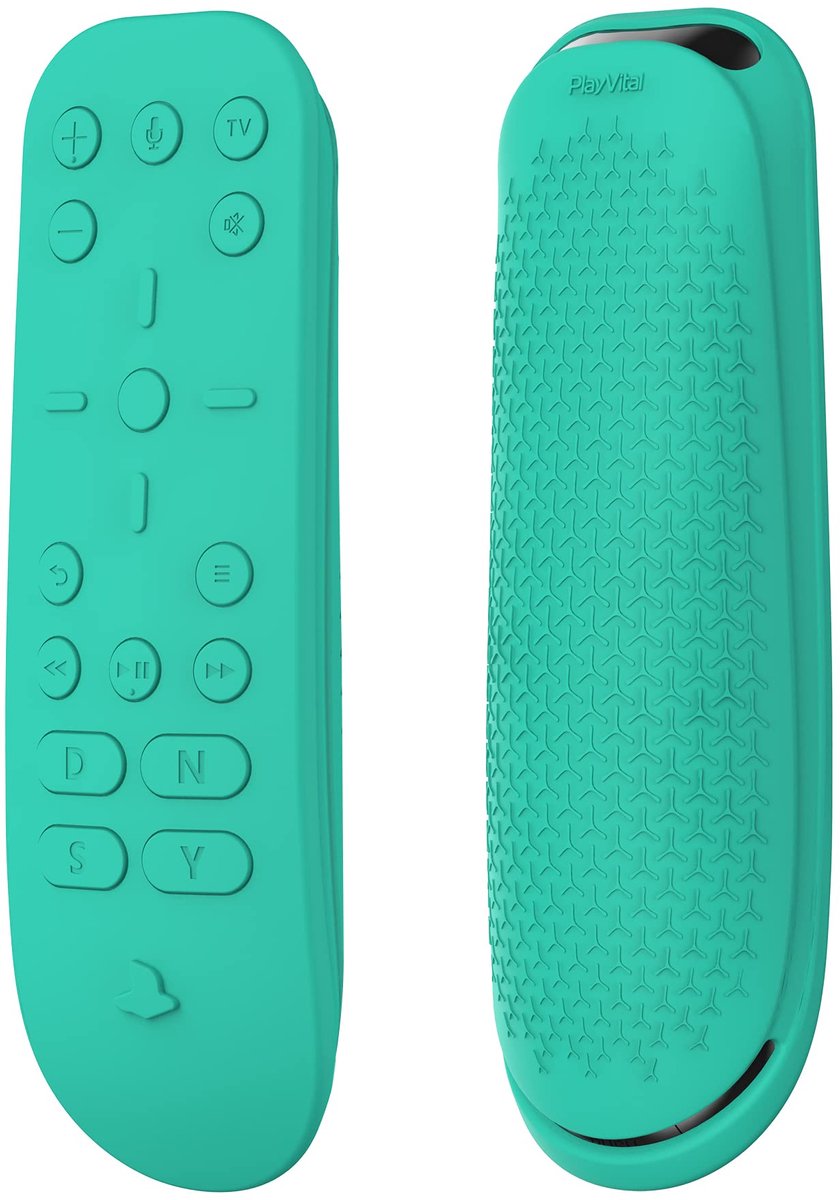 Siliconen Beschermhoes voor PS5 Afstandsbediening - Ergonomisch Ontwerp - Aqua Groen - Krasbestendig en Antislip - ShopVlot