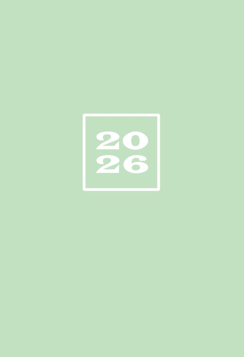 A6 kalender mini planner - 1 week op 2 pagina's - pastel groen - overzichtelijke weekindeling - SnelShoppen