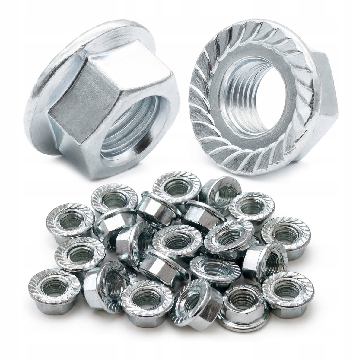 LUN FIX - Flensmoer M8 - 20 Stk. - DIN 6923 - roestvrij staal A2