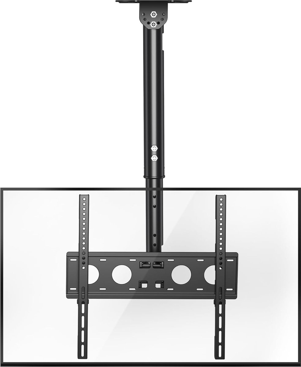 TV Beugel Full Motion 26-65 Inch - Verstelbaar Hoogte - Zwenk- en Kantelbare Montage - Ideaal voor Plafondmontage - ShopVlot