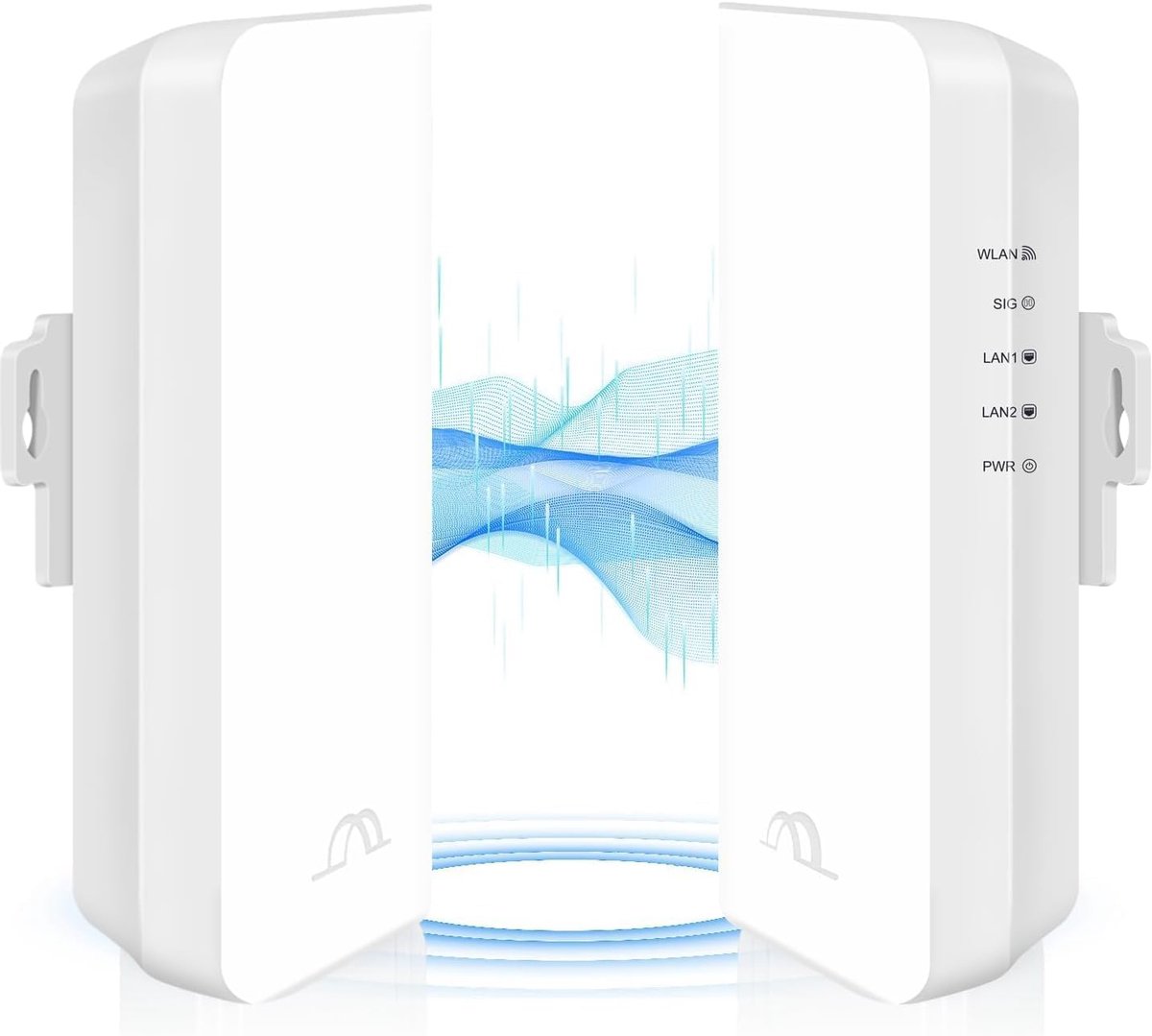 Wireless bridge 2.4 GHz - 300 Mbit/s - 2 x 14 dBi - ideaal voor lange afstanden - ShopVlot