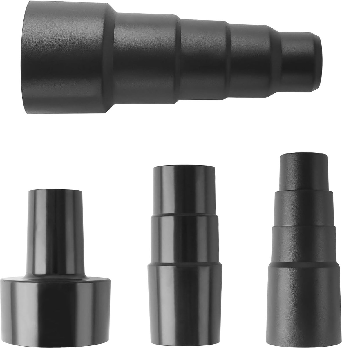 Vacuum adaptor - pack van 4 - rubber - universeel voor de meeste merken - ShopVlot