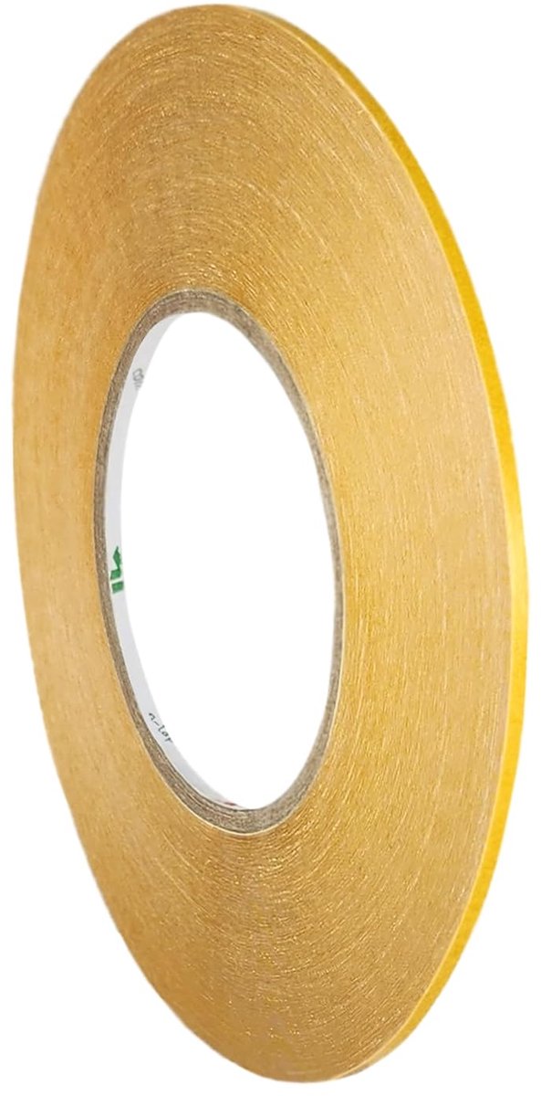 Dubbelzijdige montageband 4 mm x 50 m - PVC film - extra sterke hechting - ideaal voor diverse oppervlakken - ShopVlot