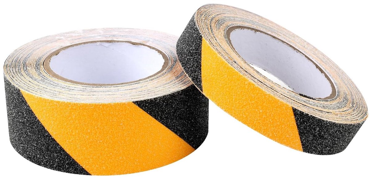 Antislip tape voor trappen - geel & zwart - duurzaam en waterdicht - verhoogt de veiligheid - ShopVlot