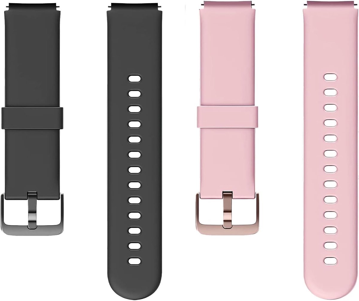 Siliconen horlogeband 19mm - zacht en flexibel - voor GRV FC1 en Veryfitpro - comfortabel dragen - SnelShoppen