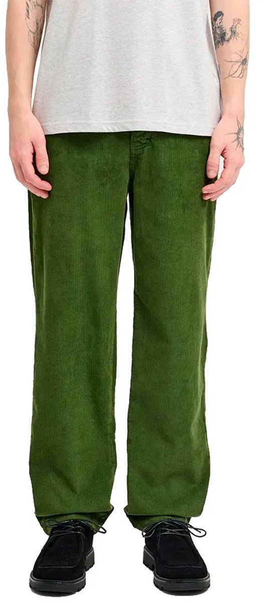 Element 5 Corduroy Relaxed Fit Broek Groen 36 Man