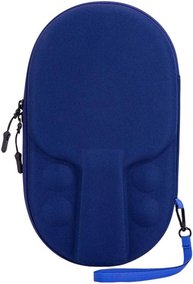 Tafeltennisracket Hoes - Pong Racket Tas - Rackets Vervoeren - Schokbestendig Ontwerp - 30x6x19cm - Blauw