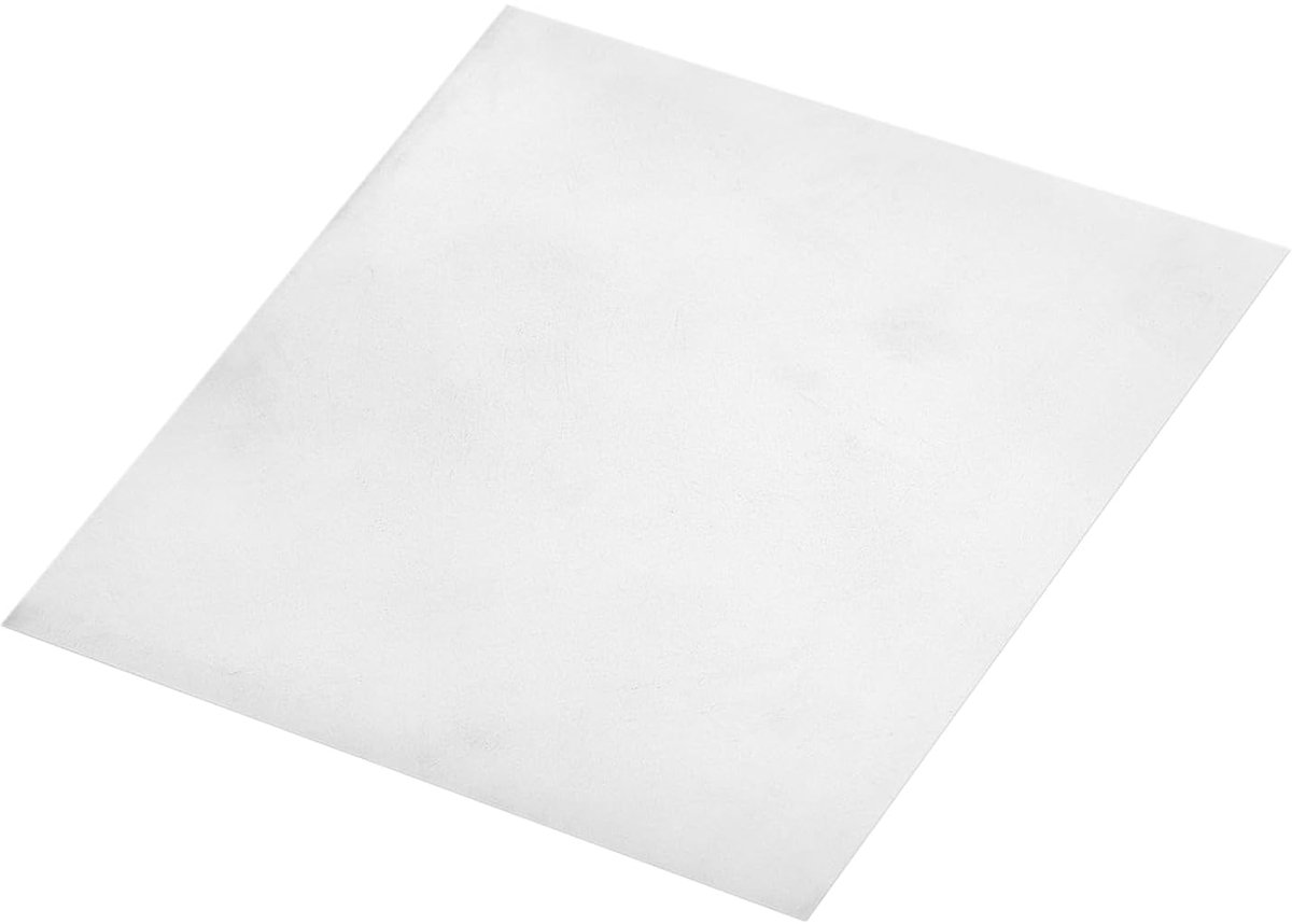 1 stuk pure nikkelfolie, 99,6% 0,002 inch x 3,94 inch x 3,9 inch (0,05 x 100 x 100 mm) geanodiseerd voor elektroplating, wetenschappelijk laboratorium, industrie, doe-het-zelf handwerk