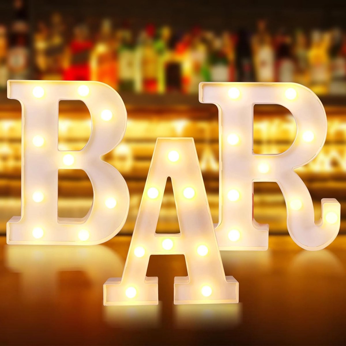 Lichtreclame, LED verlichte letters lichten, neon licht op letters verlichte bar decoratie, neon bord nachtlichten decoratie voor bar, kroeg, thuis, feest, bruiloft