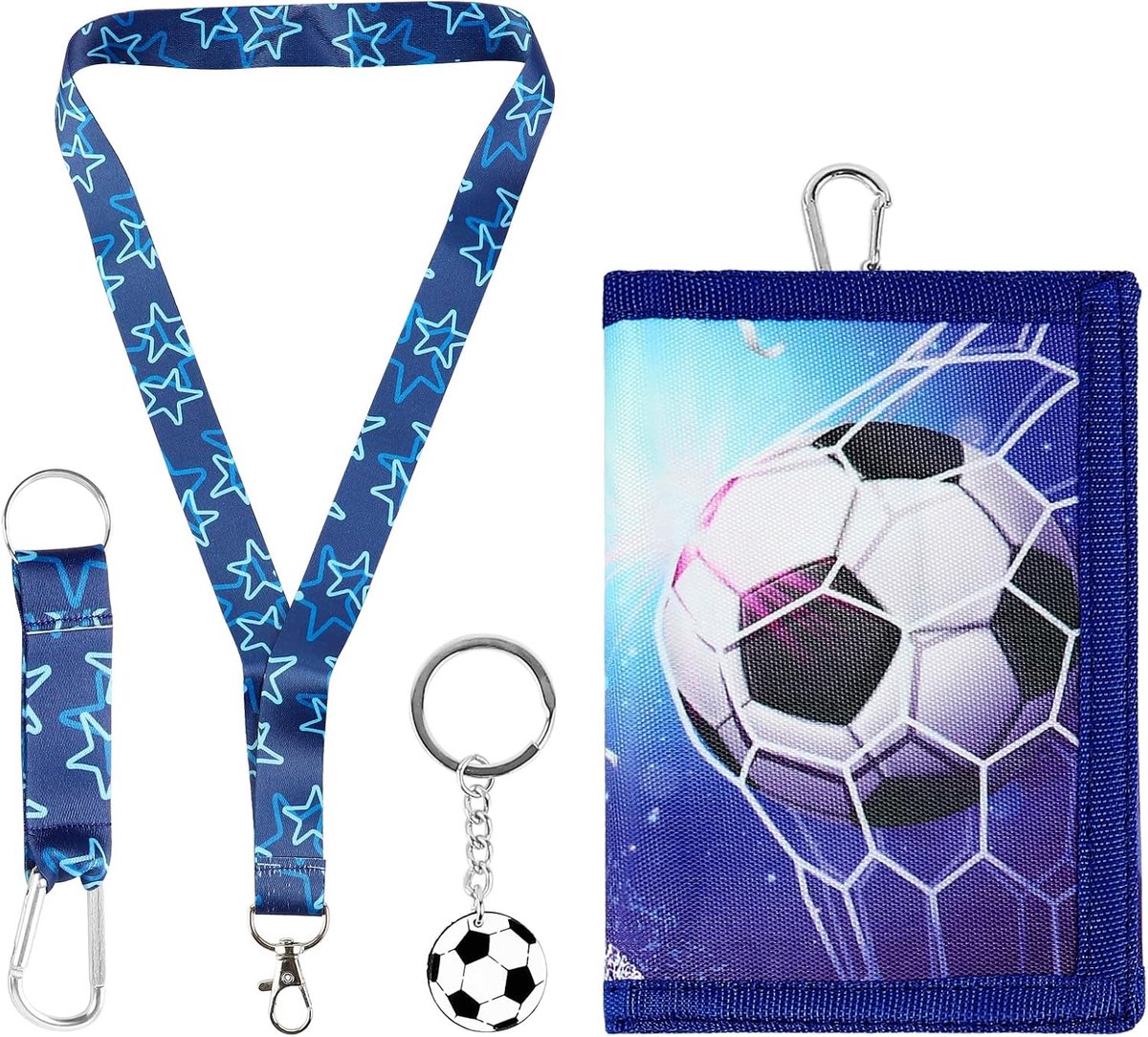 Kinderhalszakje, Portemonnee met Sleutelring en Lanyard voor Meisjes Kinderen Meisjes, S