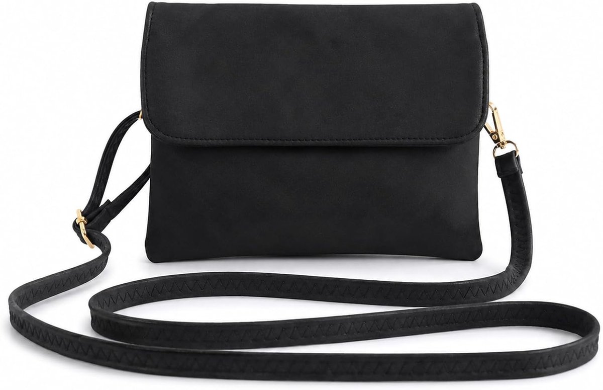 Tas voor dames, PU-lederen crossbody tas met verstelbare riem, lichtgewicht zacht telefoonzakje voor dames, dames en meisjes, kleine schoudertassen voor werk, reizen, winkelen