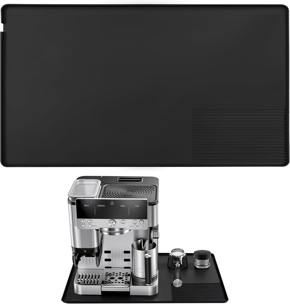 Siliconen mat voor koffiezetapparaat - hittebestendig - anti-slip - beschermt uw werkblad - SnelShoppen