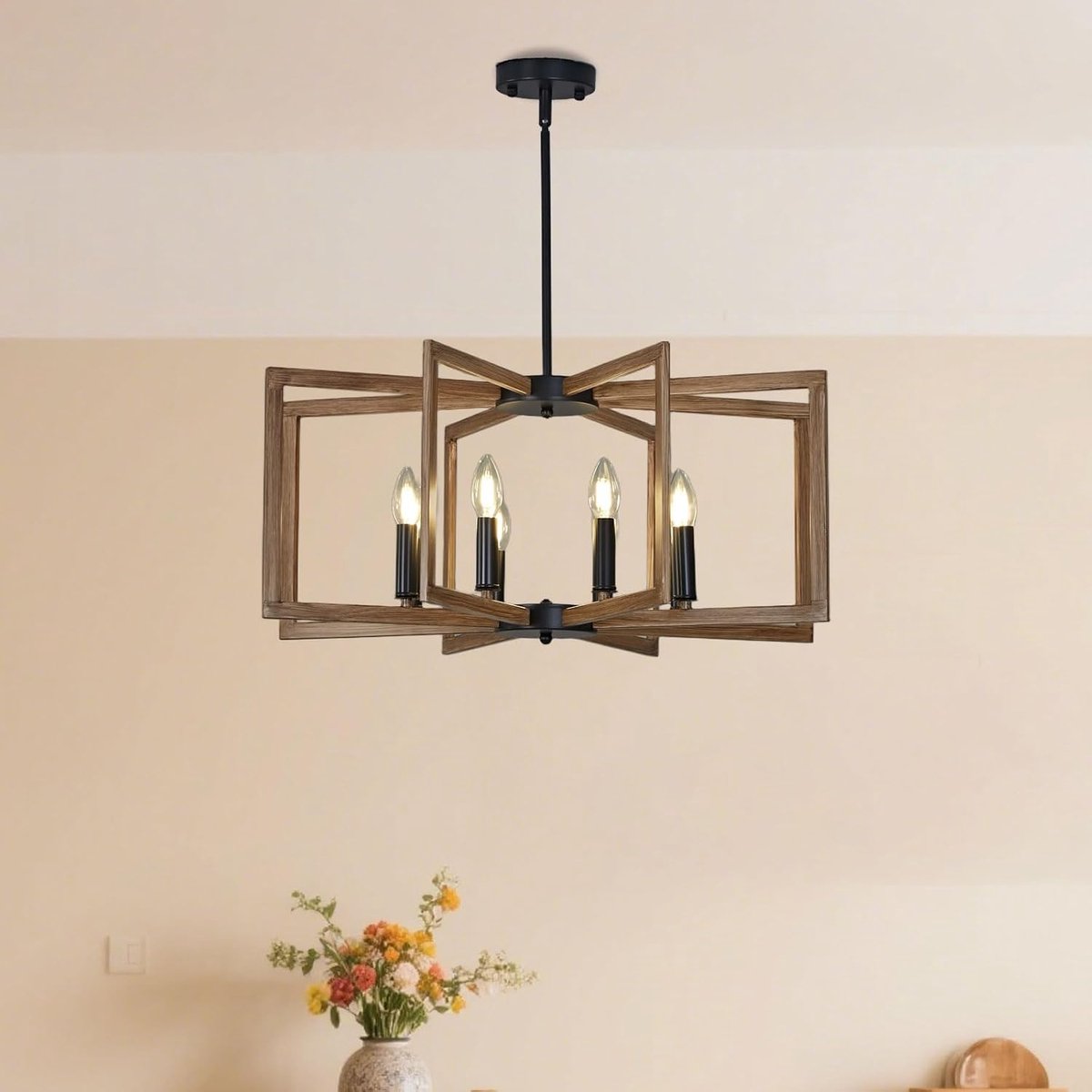 Chandelier 54CM - moderne industriële stijl - hoogte verstelbaar - perfect voor keuken - SnelShoppen