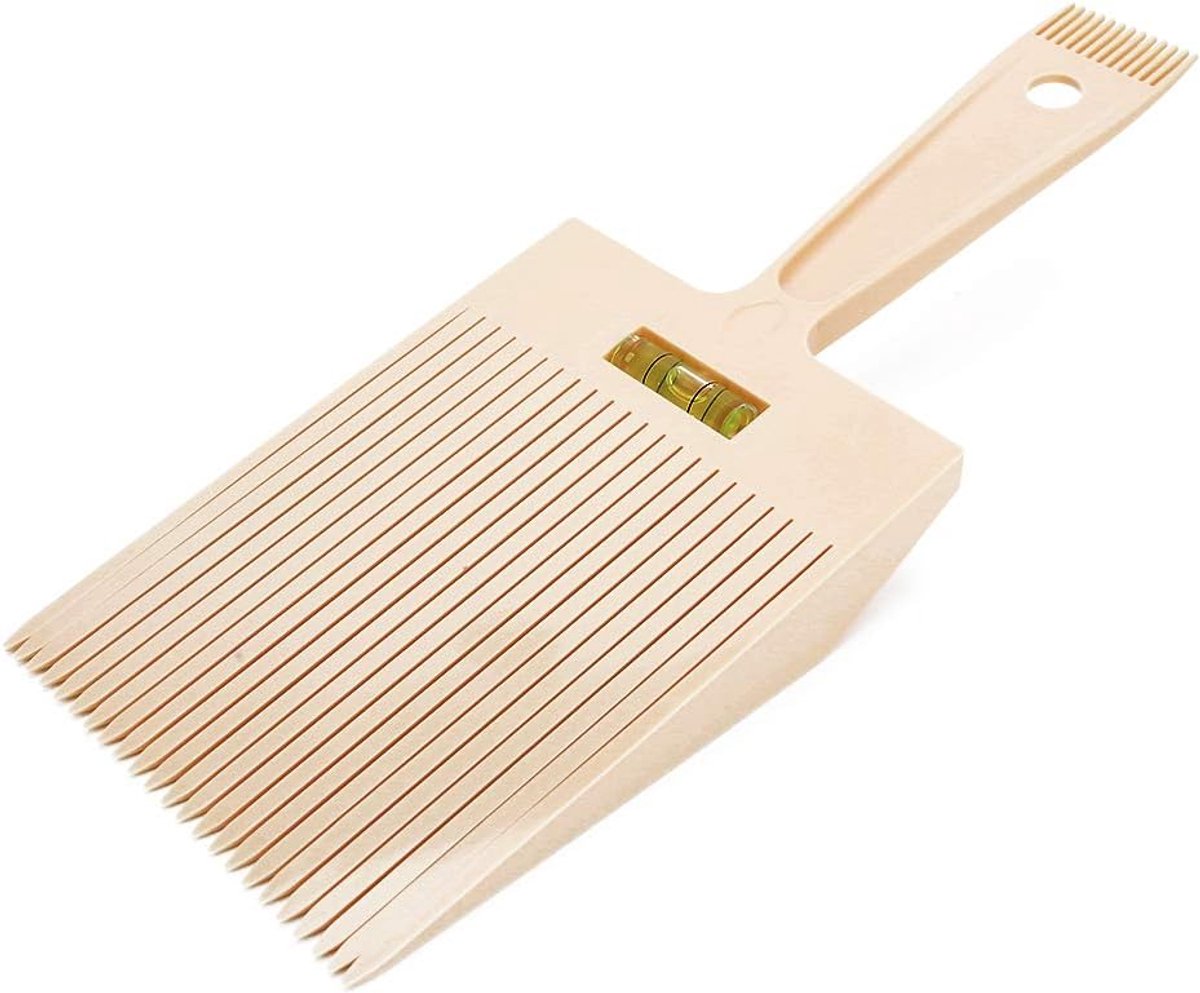 Haarstyling Kam met Waterpas - Ergonomisch Design - Precisie Heren Kapsels - Snel en Veilig Knippen - SnelShoppen