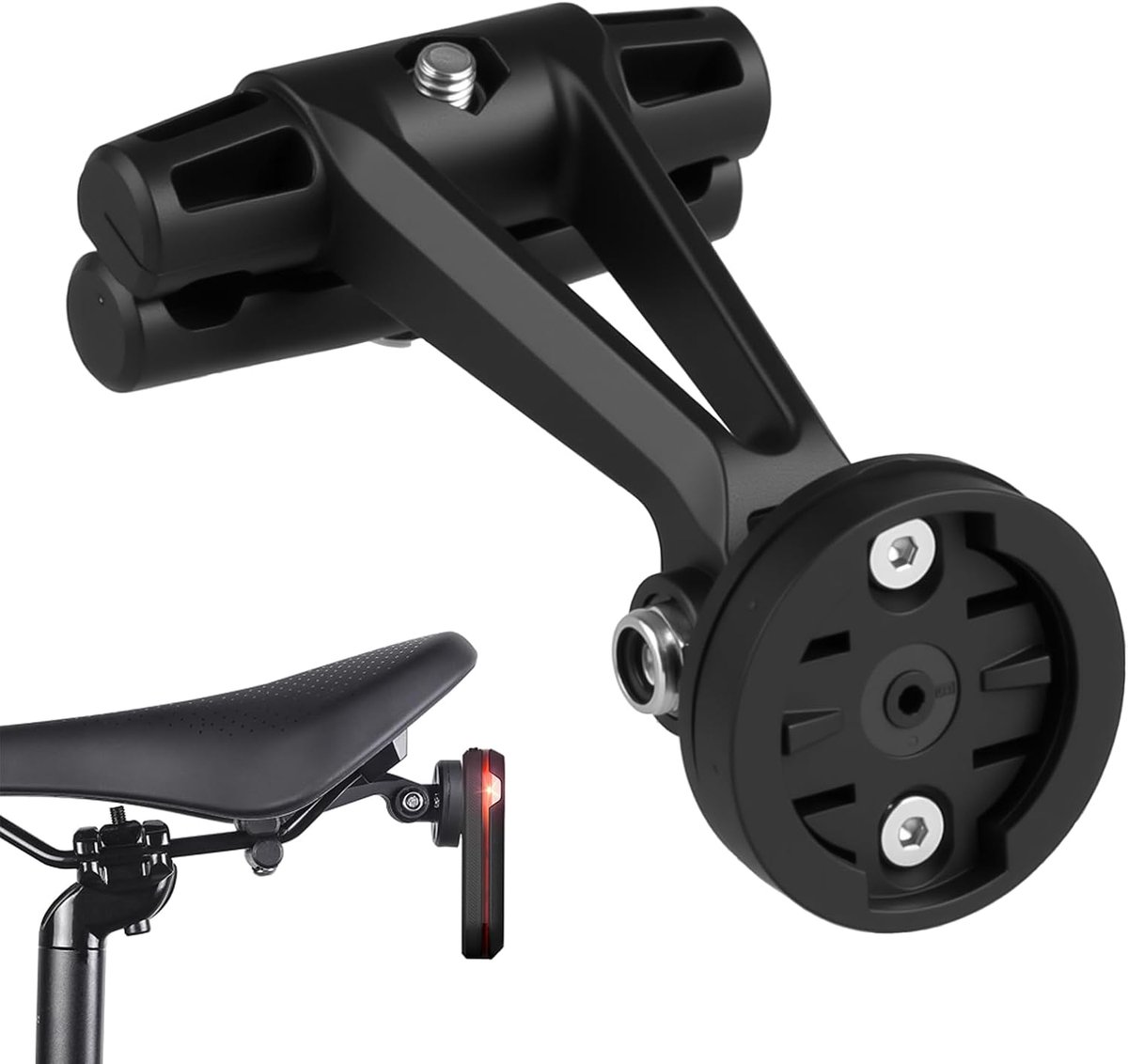 Fiets zadelhouder voor Garmin Varia RTL515 RTL510 RCT715 TL300 - Duurzaam aluminium - Verstelbare hoek - SnelShoppen
