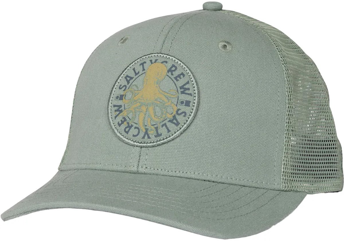 Salty Crew Tentacles Retro Truckercap Groen Man