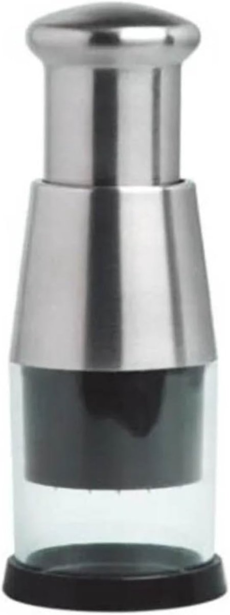 Knoflookpers Voedselhakselaar - Keuken Gadget Groente Snijder - Maaltijd Voorbereiding - Handmatige Snijmachine - 16 x 5.8 cm - null
