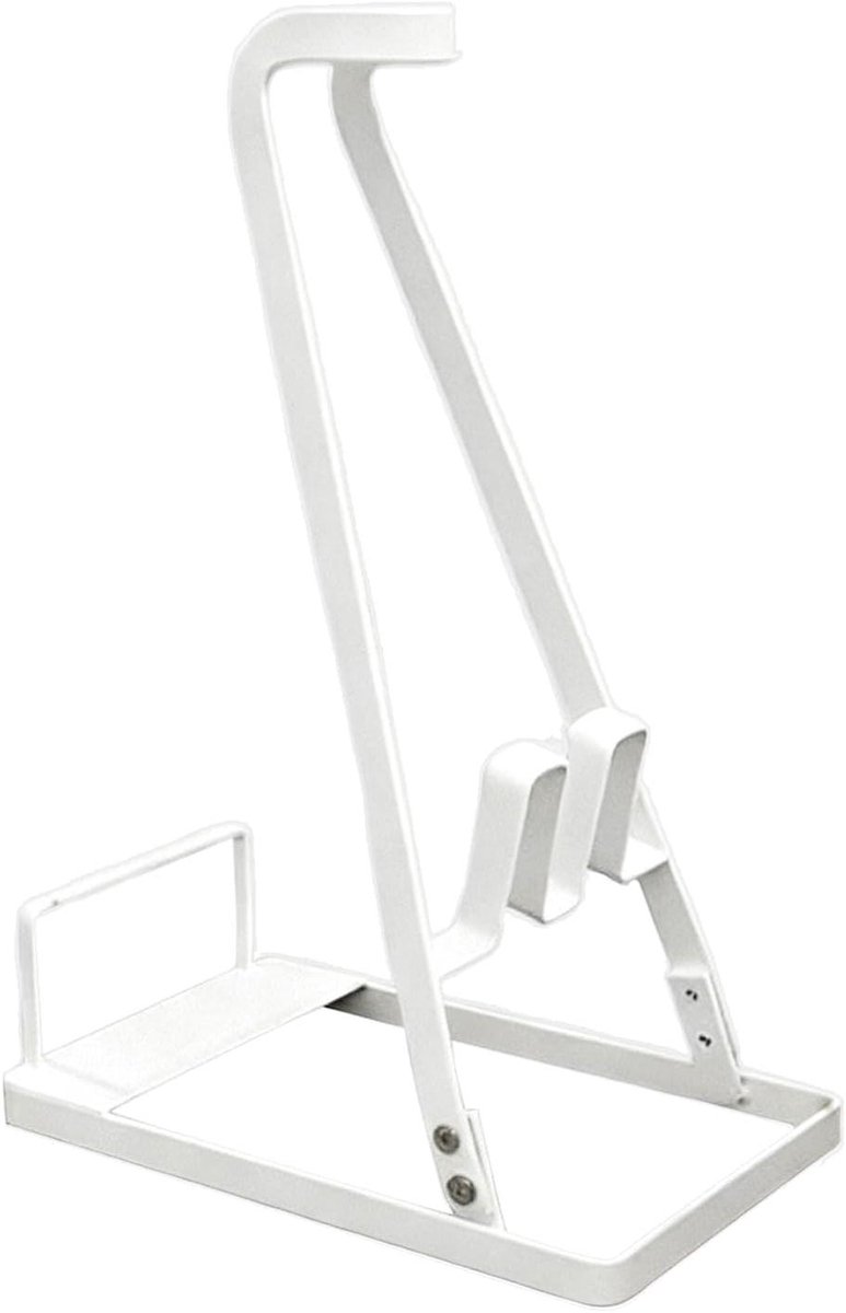 Vacuümhouder Vloerstandaard - Organizer Standaard - Schoonmaakgereedschap Opbergen - Niet-invasief Ontwerp - 20W x 10.1H cm - Wit