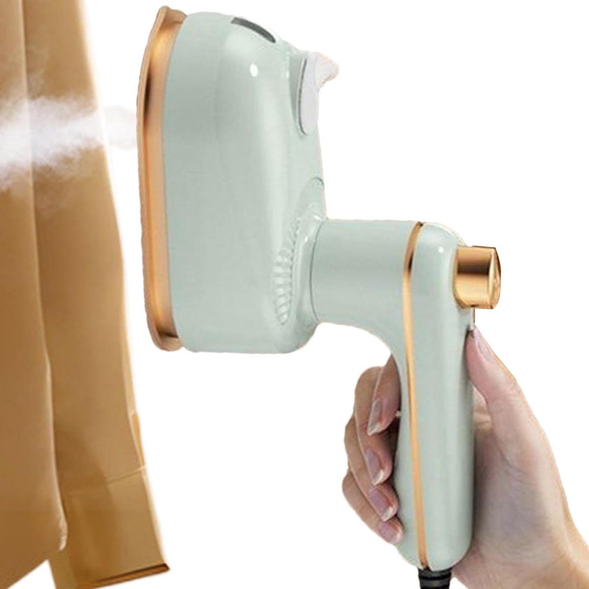 Draagbare Kledingstomer - Reisstomer Kleding - Kreukels Verwijderen - Snel Opwarmend - Compact Formaat - Lichtgroen