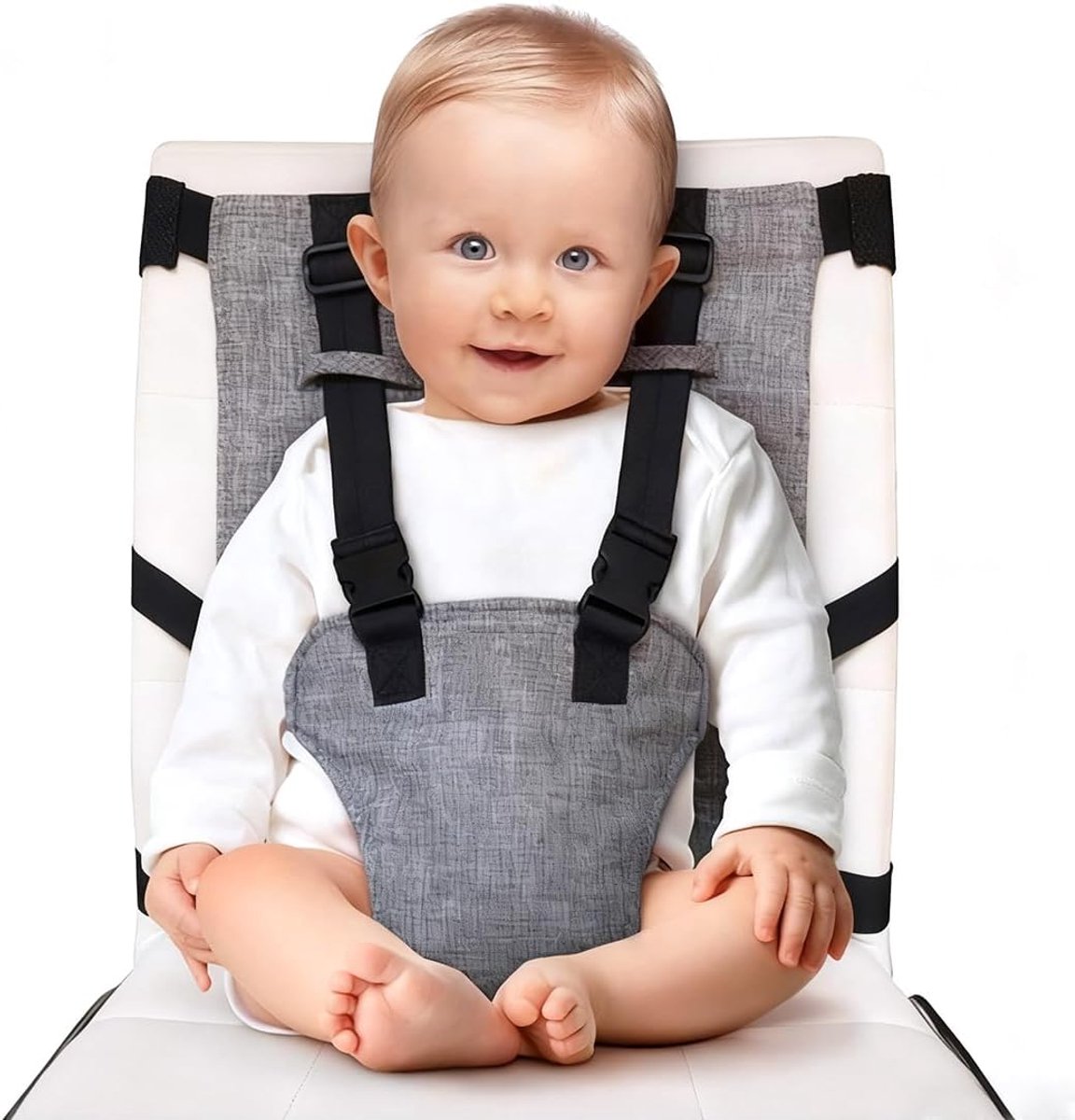 Baby tafelstoel - draagbare zitsteun met veiligheidsriem - opvouwbare kinderstoel - ideaal voor onderweg - SnelShoppen