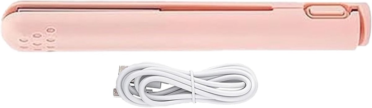 Haarstyler 2-in-1 - Stijltang Krultang - Haar Stylen - Draagbaar Oplaadbaar - 17 cm - Niet gespecificeerd