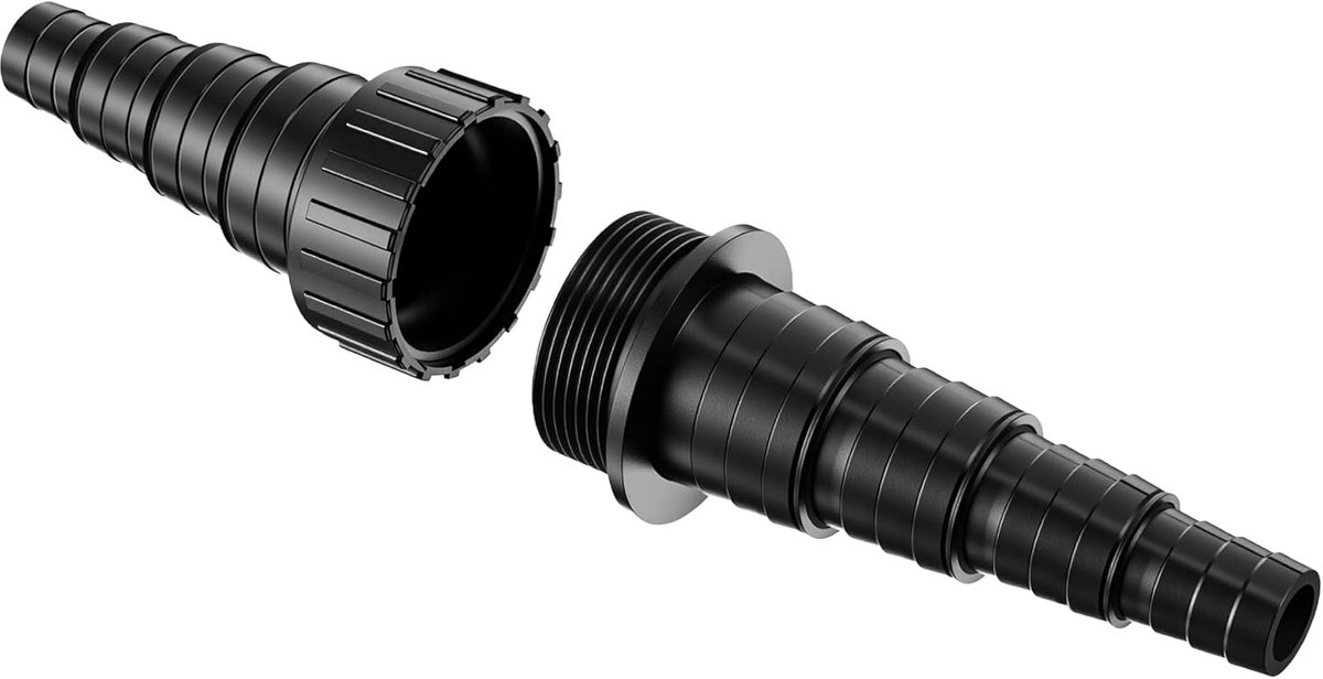 Slangverbinder 20/25/32/38 mm - Hoogwaardige kunststof - UV-bestendig - Ideaal voor tuin en zwembad - SnelShoppen