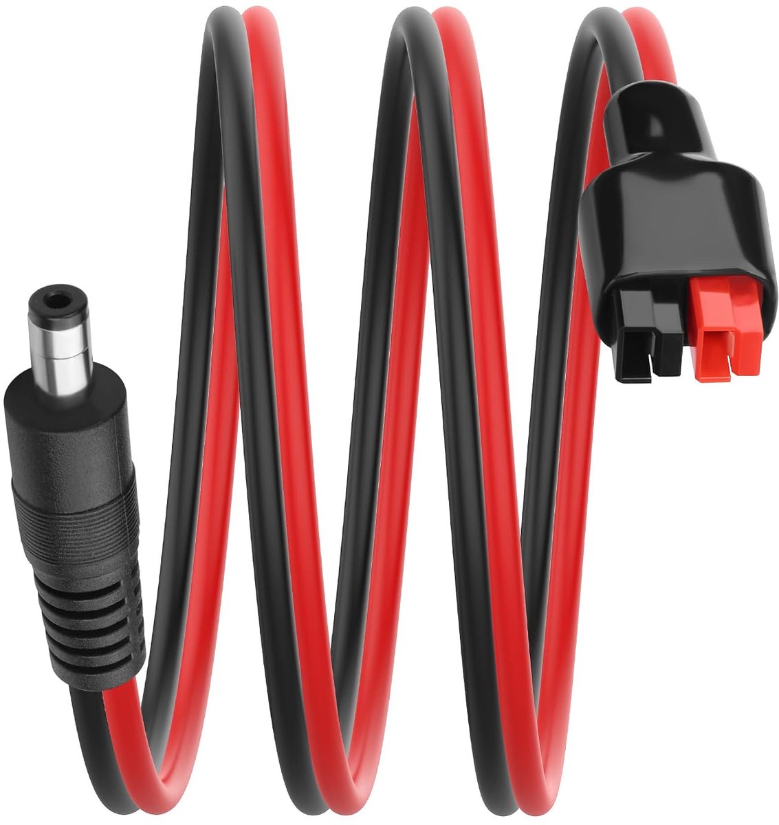Anderson stekkerkabel 30A - 14AWG koperdraad - DC5521 stekker - ideaal voor zonnepaneel en accu - ShopVlot