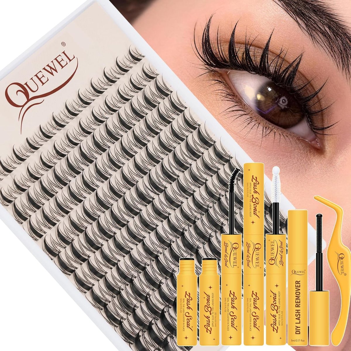 Wimperextensions Mix 10-16 mm - Zacht en Licht - Geschikt voor Beginners - Perfect voor Thuisgebruik - ShopVlot