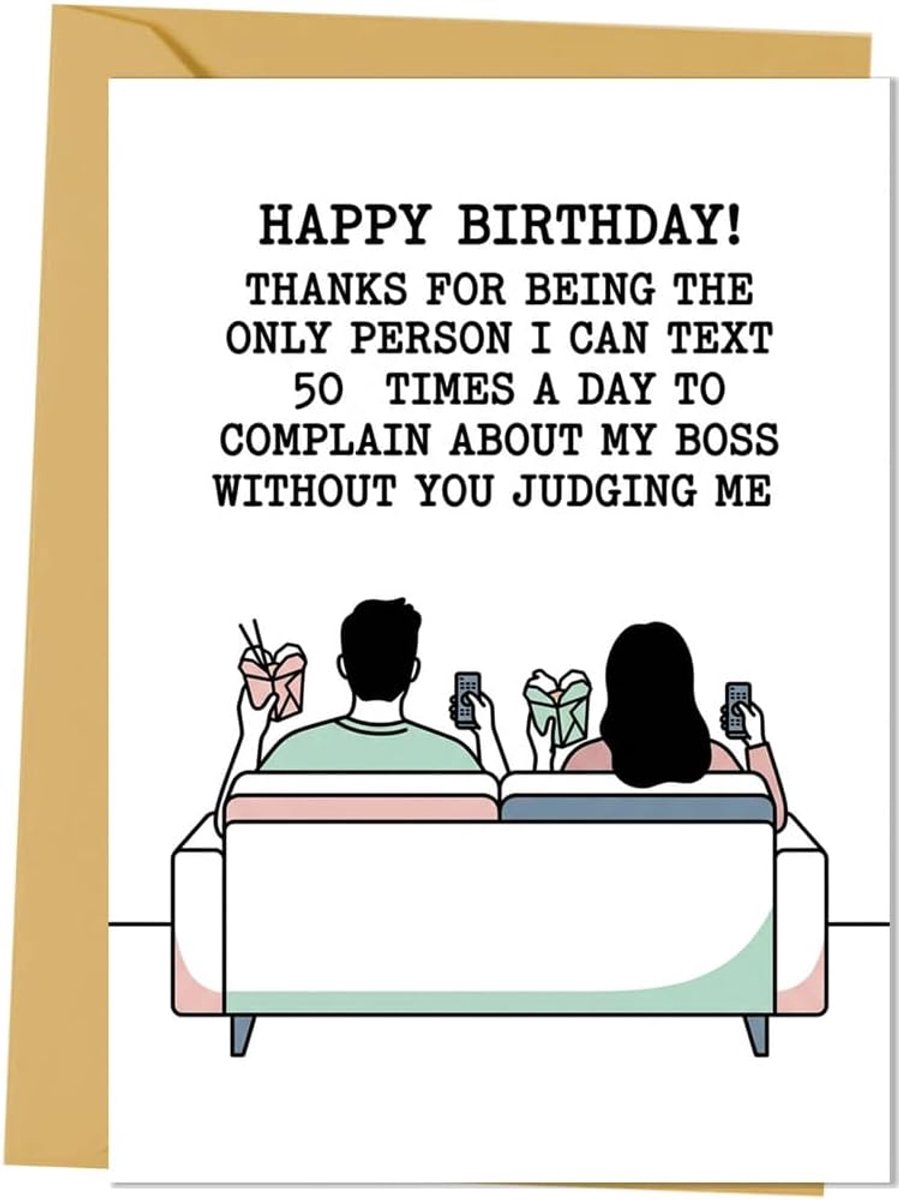 Grappige verjaardagskaart - 17 cm x 12 cm - premium karton - schrijf je eigen boodschap - ShopVlot