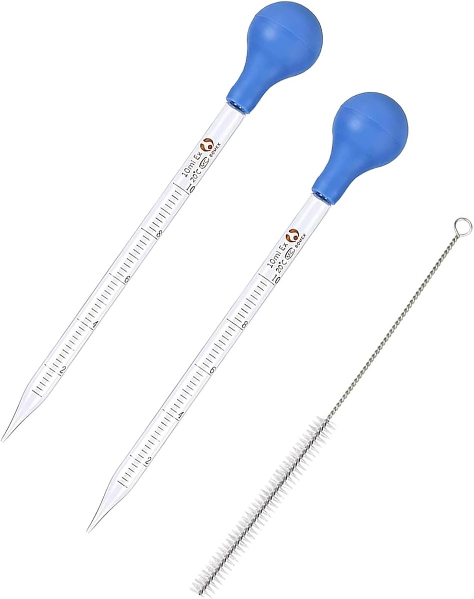 Glazen pipet 10 ml - glazen pipet - nauwkeurig - ideaal voor doseren - ShopVlot
