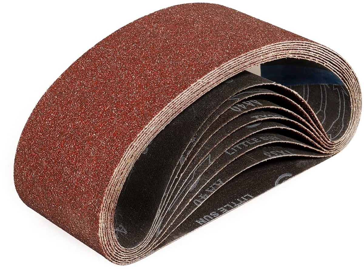 Schuurband 100 x 610 mm - 40 korrel - aluminiumoxide - voor snelle materiaalafname - ShopVlot