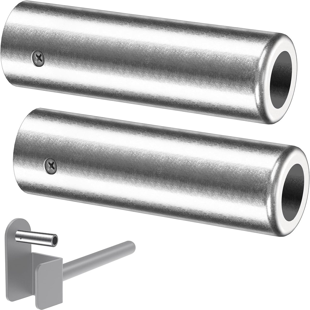 Adapter sleeve 5/8" tot 1" - universeel voor power rack - 3" lengte - uitbreidbare trainingsmogelijkheden - ShopVlot
