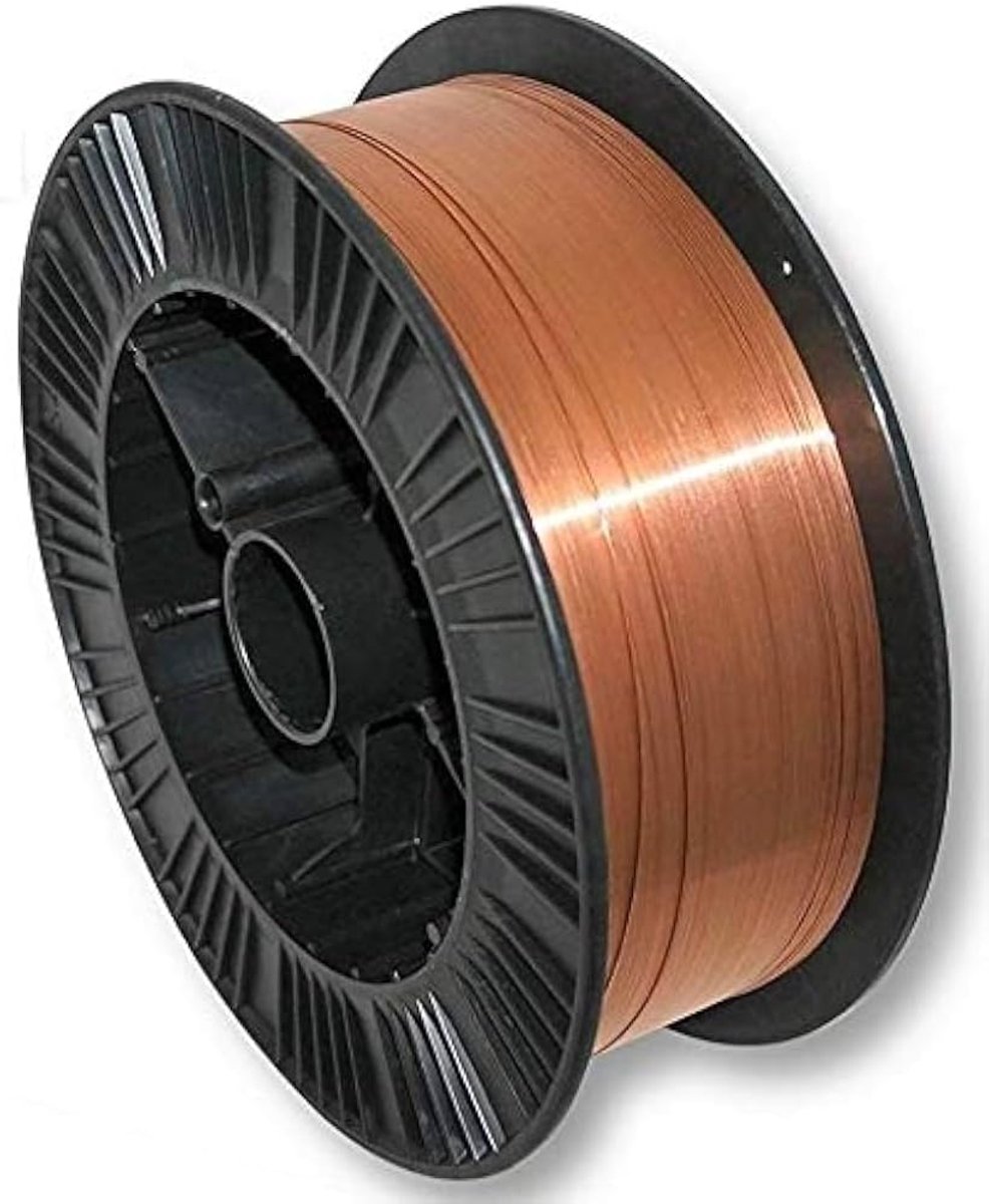 MIG/MAG lasdraad 0.8 mm - SG3 G4Si1 - kopercoating - geschikt voor staal - ShopVlot