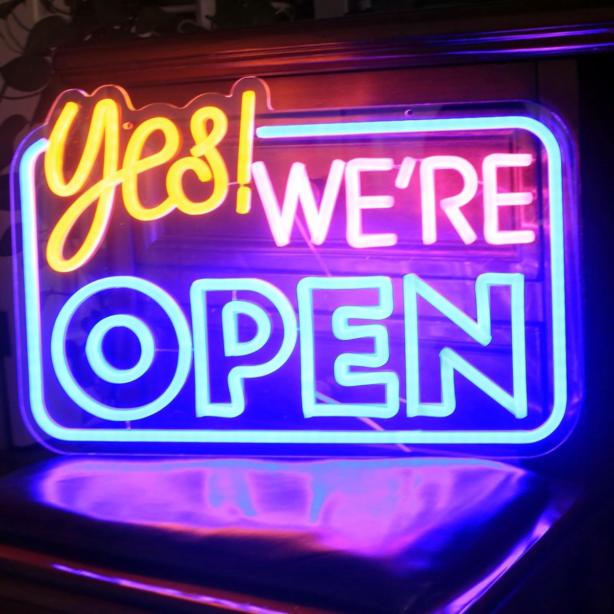 Neon Open Sign Dimbaar - Led Verlichting - USB Aansluiting - Ideaal voor Winkels en Horeca - ShopVlot