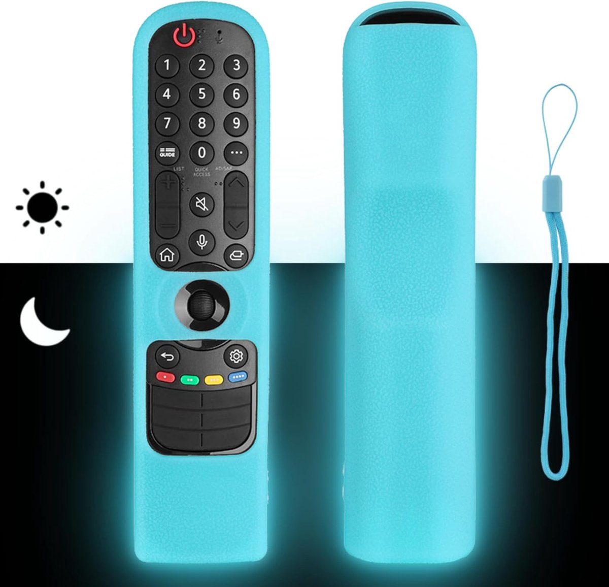 Afstandsbediening hoes - silicone - shockproof - beschermt tegen vallen - ShopVlot
