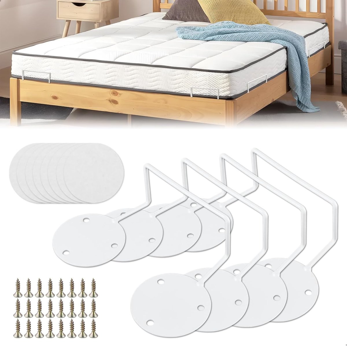 Bed Sheet Tensioner - 4 Stuks - Bed Linnenhouder - Voorkomt Slippen - Verbeterd Slaapcomfort - ShopVlot