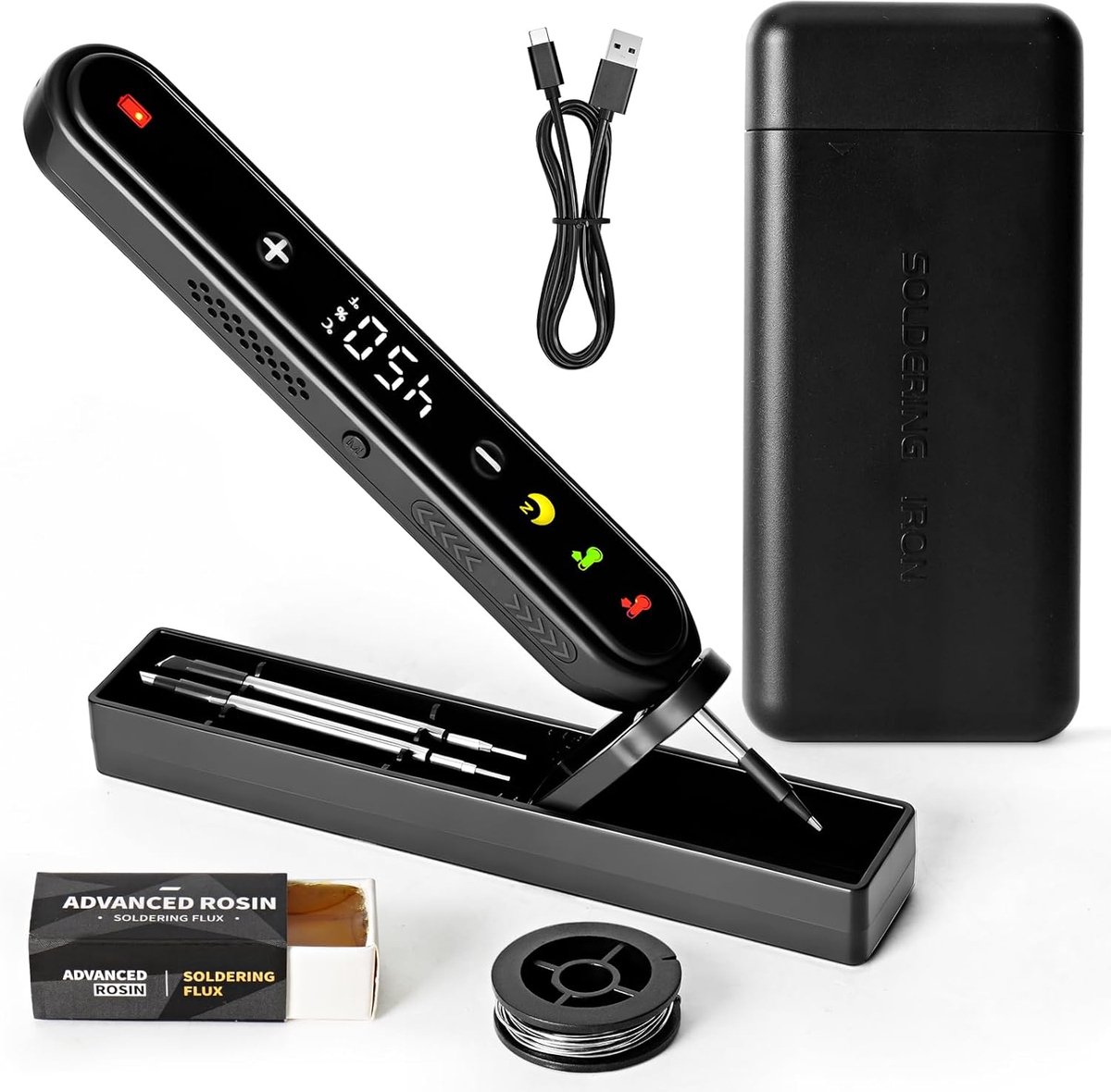 Soldering Iron Set - Batterij Soldering Iron - LED Verlichting - Snelle Verhitting in 8 Seconden - ShopVlot
