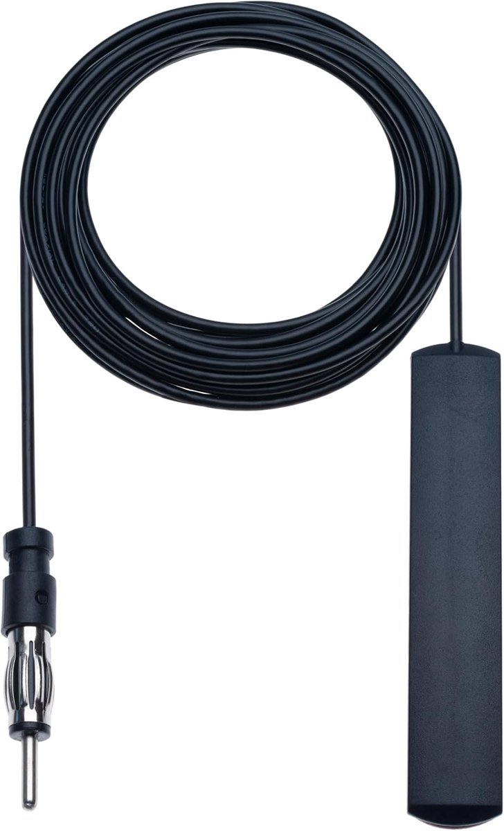 Auto Antenne FM AM Radio Antenne Extra Lang 5M - Universele Binnenmontage - Versterkte Stereo - ShopVlot