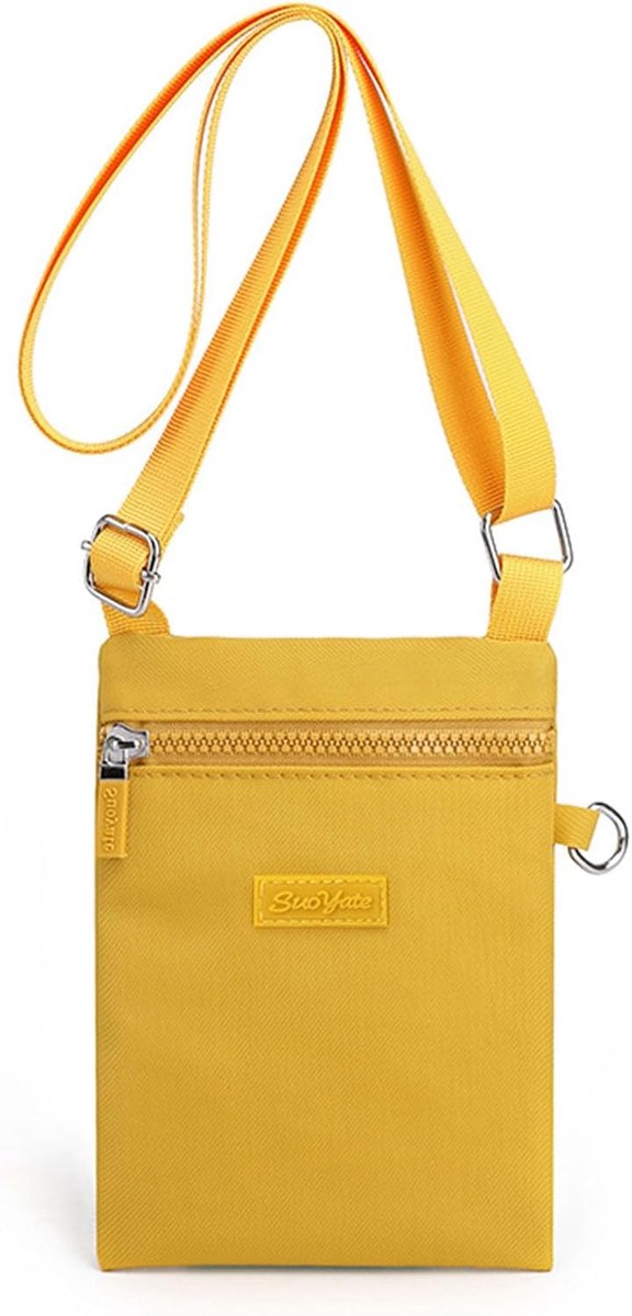 Dames crossbodytas - nylon - mini schoudertas - verstelbare schouderriem - perfect voor onderweg - SnelShoppen