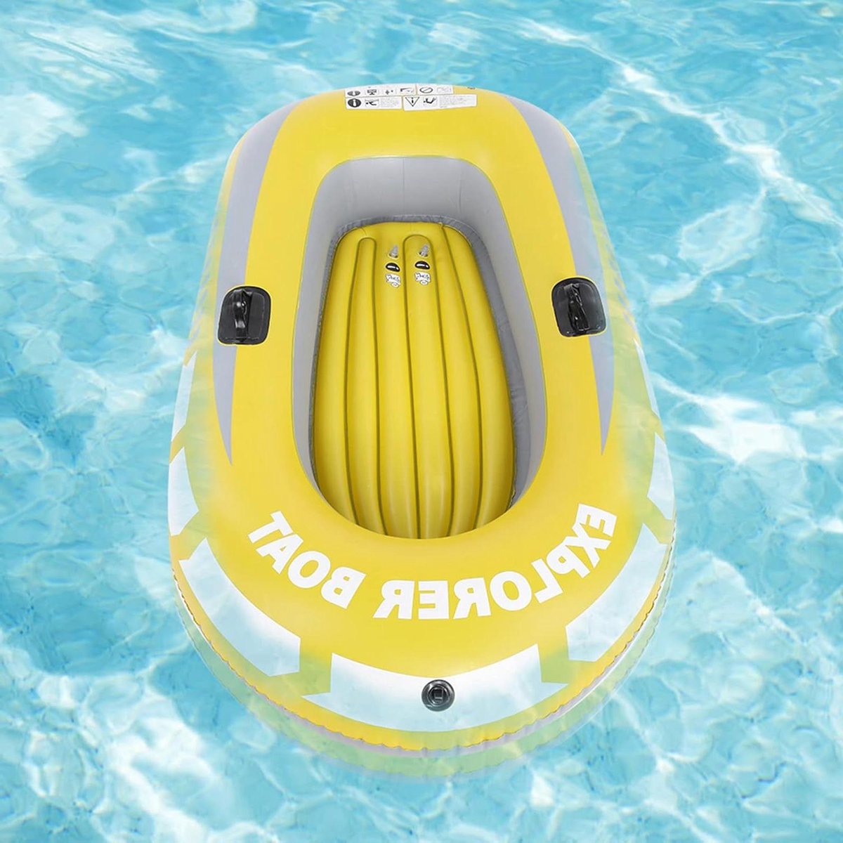 Opblaasbare Kajak Kano - Lucht Boot Roeien - Watersport Vissen - 2 Persoons Ontwerp - Standaard Afmetingen - Blauw