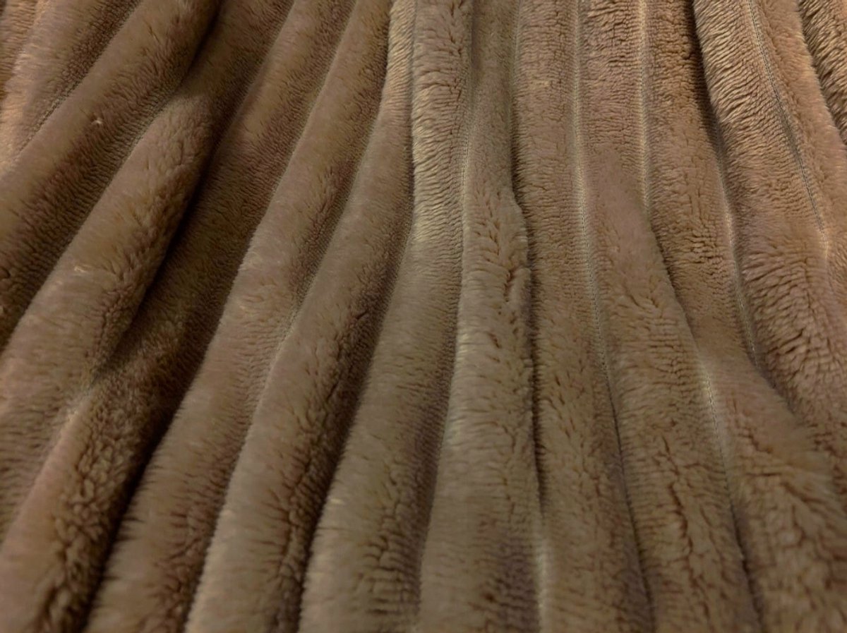 Zacht Dekentje 160x200cm - Pluche Microvezel, Gestreept