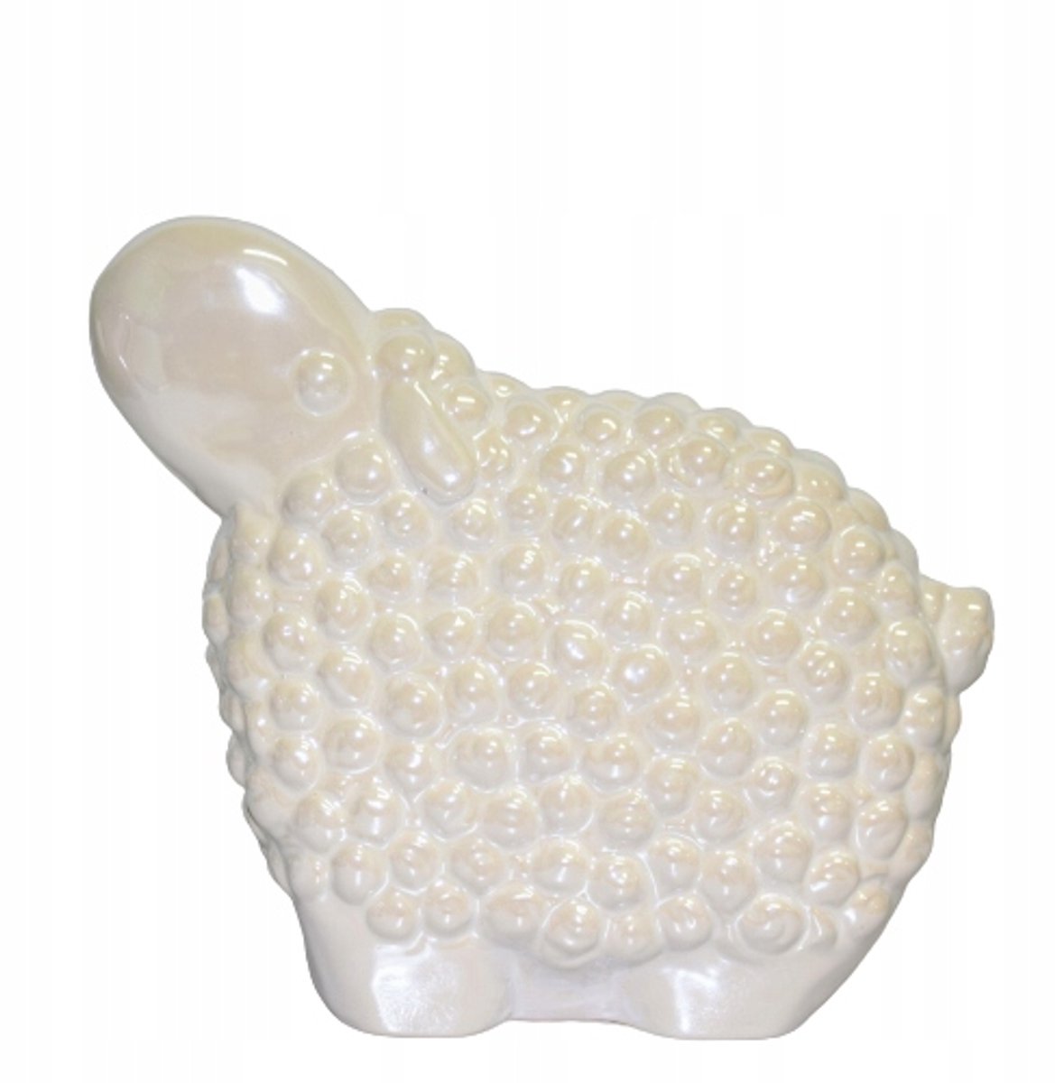 Grote Parelachtige Schaap Decoratie - Keramiek