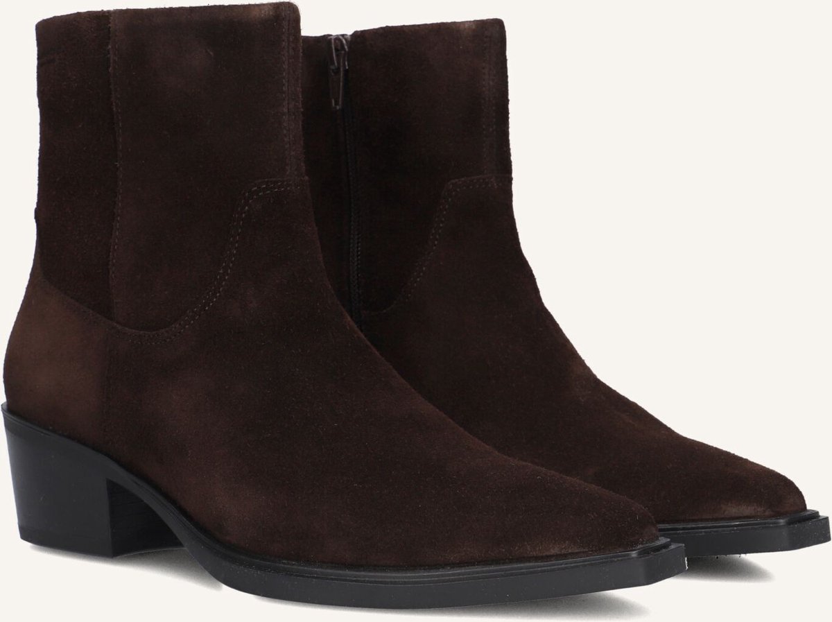Vagabond Shoemakers Kelsey Enkellaarsjes - Enkelboots met rits - Dames - Bruin - Maat 40
