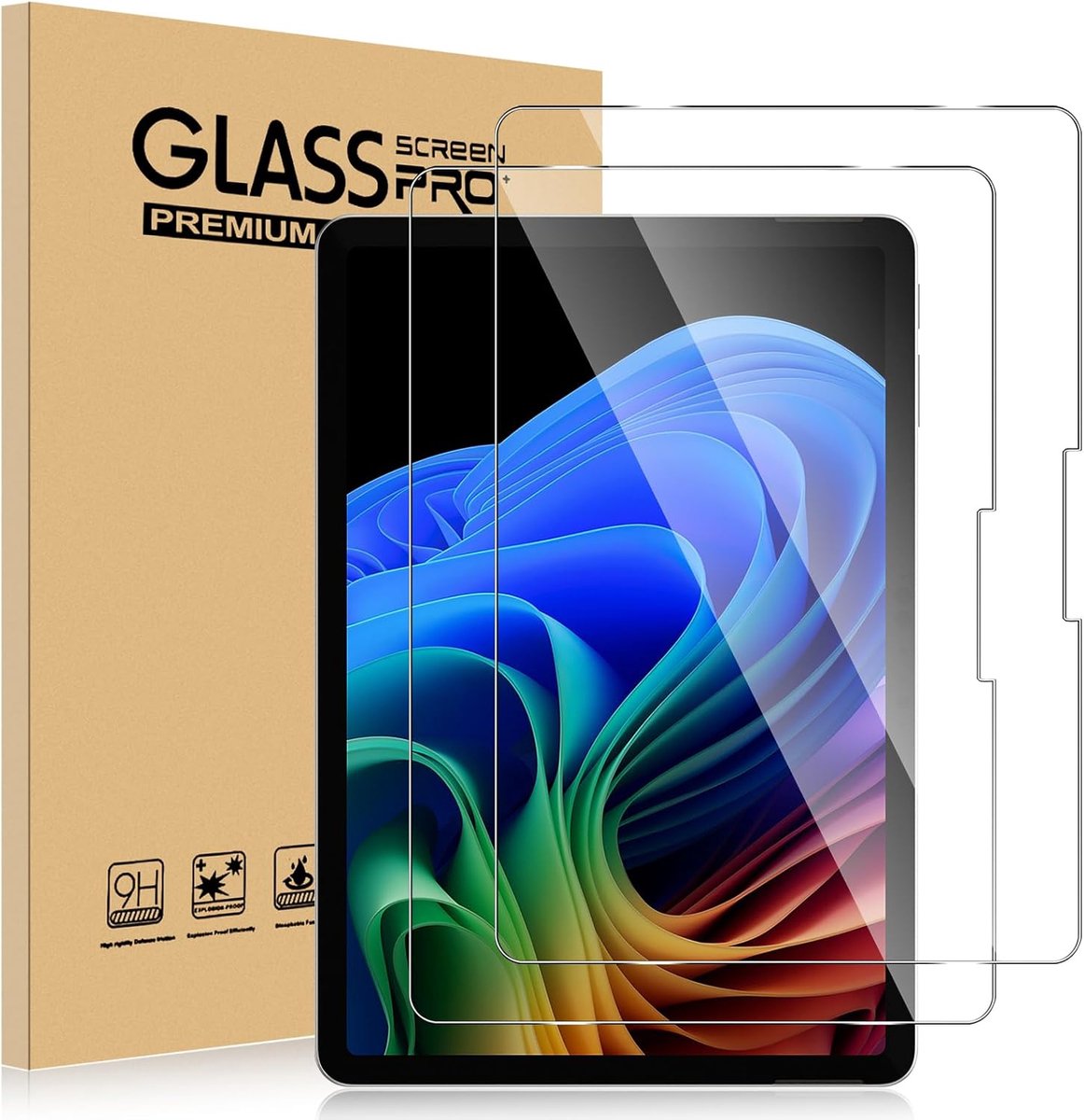 Screen Protector 12 Inch - 9H Hardheid - Anti-Scratch Glas - Sterke bescherming voor tablet - ShopVlot