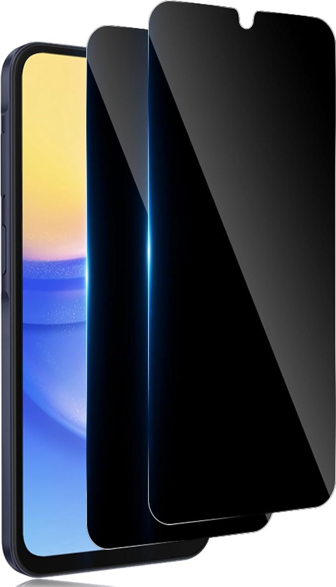 Anti Spy Screen Protector - 9H gehard glas - volledige film - bescherming en privacy voor Samsung A15/A34 4G/5G - ShopVlot