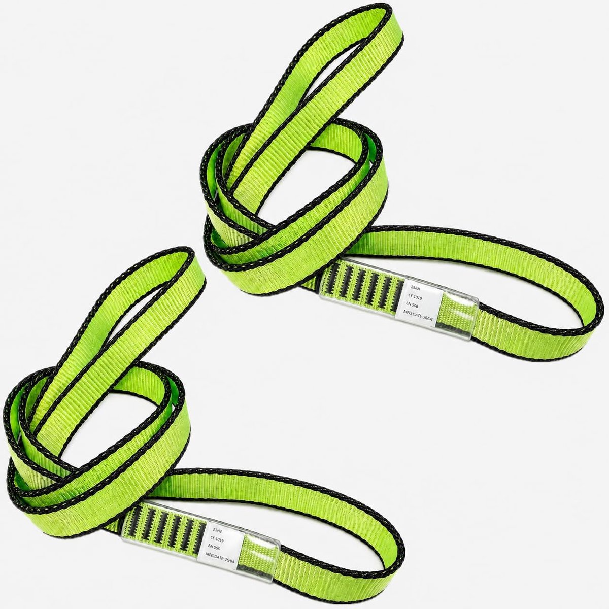 Klimslinger 23 kN - 19 mm nylon - transparante naadbescherming - ideaal voor standplaatsbouw - ShopVlot