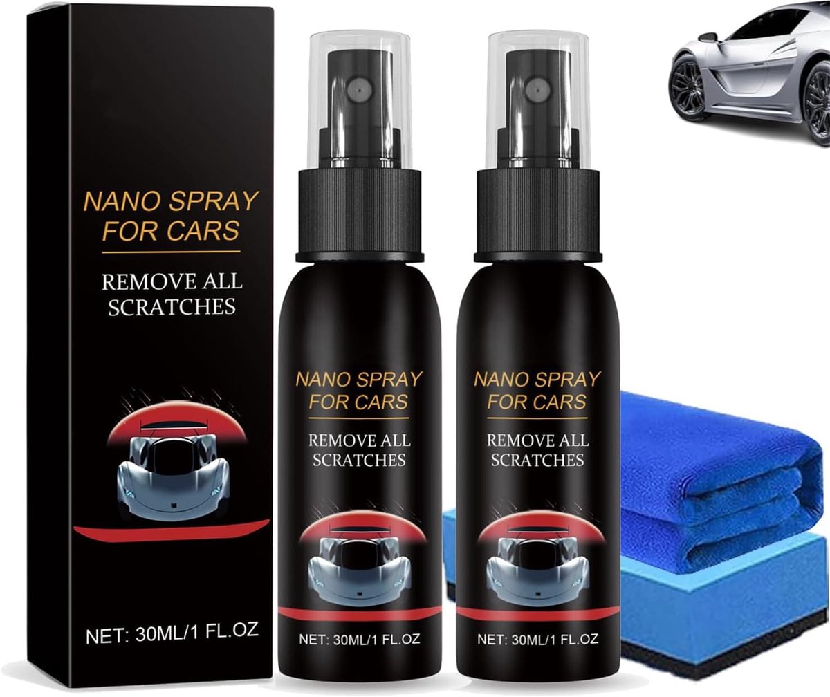 Spray krassen verwijderen - 2 stuks - effectiviteit - eenvoudig in gebruik - ShopVlot