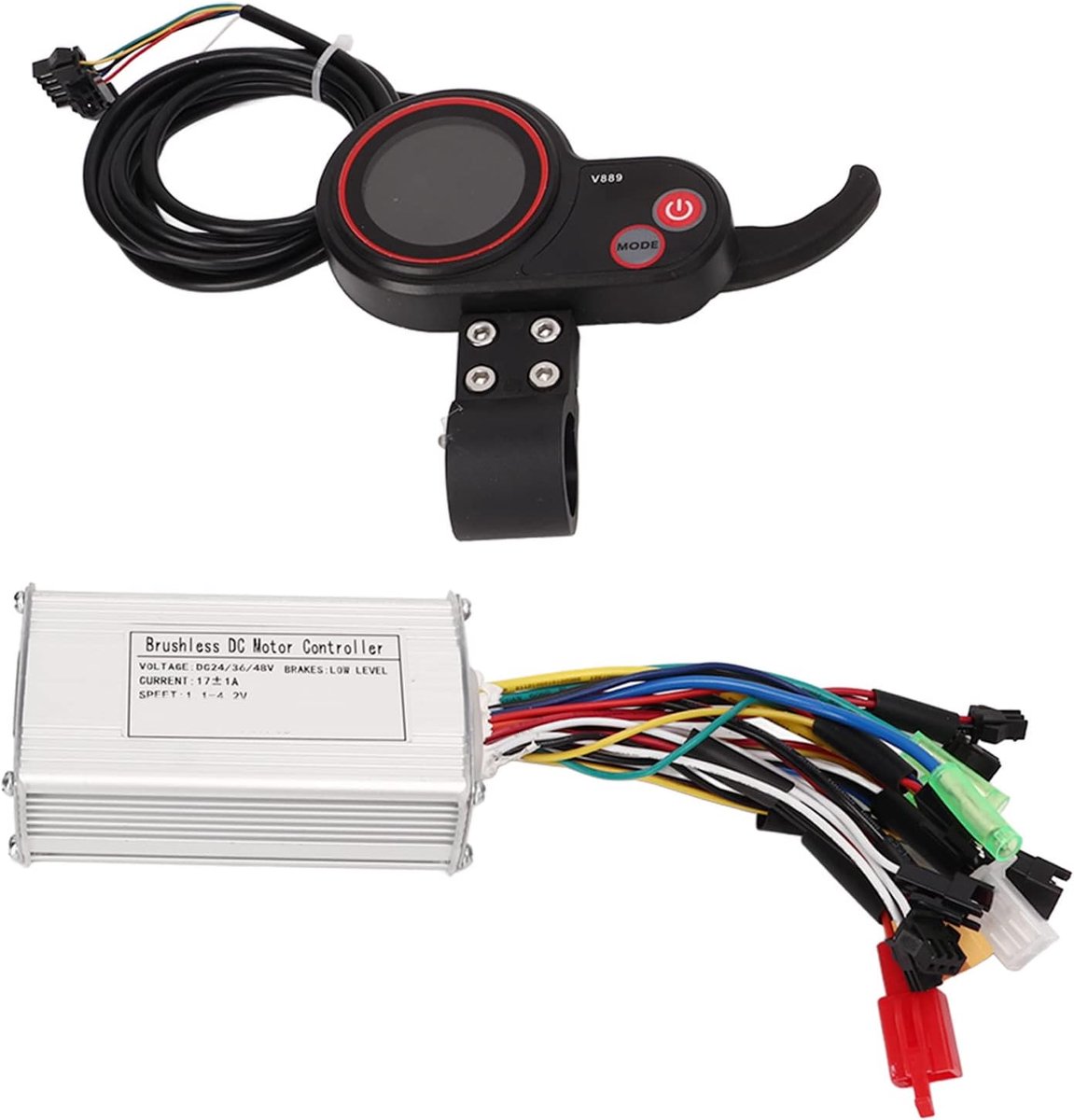 Elektrische scooter motorcontroller kit - 24V 36V 48V - Sine wave controller - Geschikt voor KUGOO M4 - ShopVlot