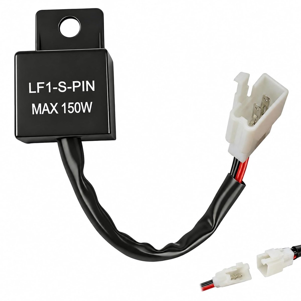Led-knipperrelais motorfiets 12 V - 2 pinnen - waterdicht - veilig bij alle weersomstandigheden - ShopVlot