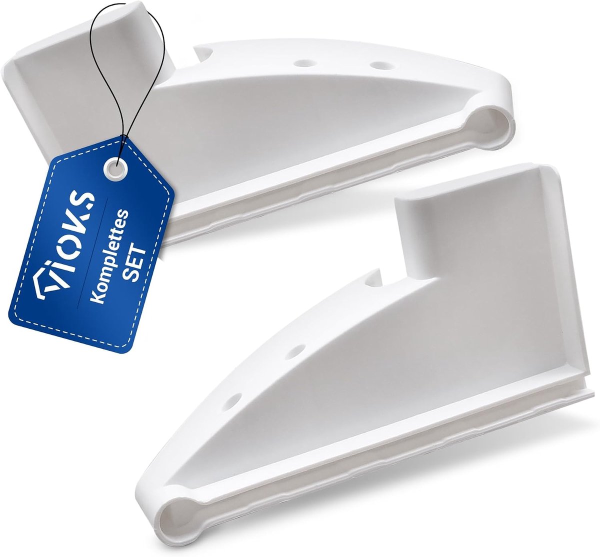 Zijdeel-houder koelkastdeur 113mm - vervanging links en rechts - stevige plastic - voor flessenvak opslag - ShopVlot